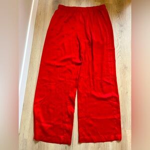 ❗️SALE 2/$12❗️Women’s Red Satin Pajama Pants - Stars Above - Medium